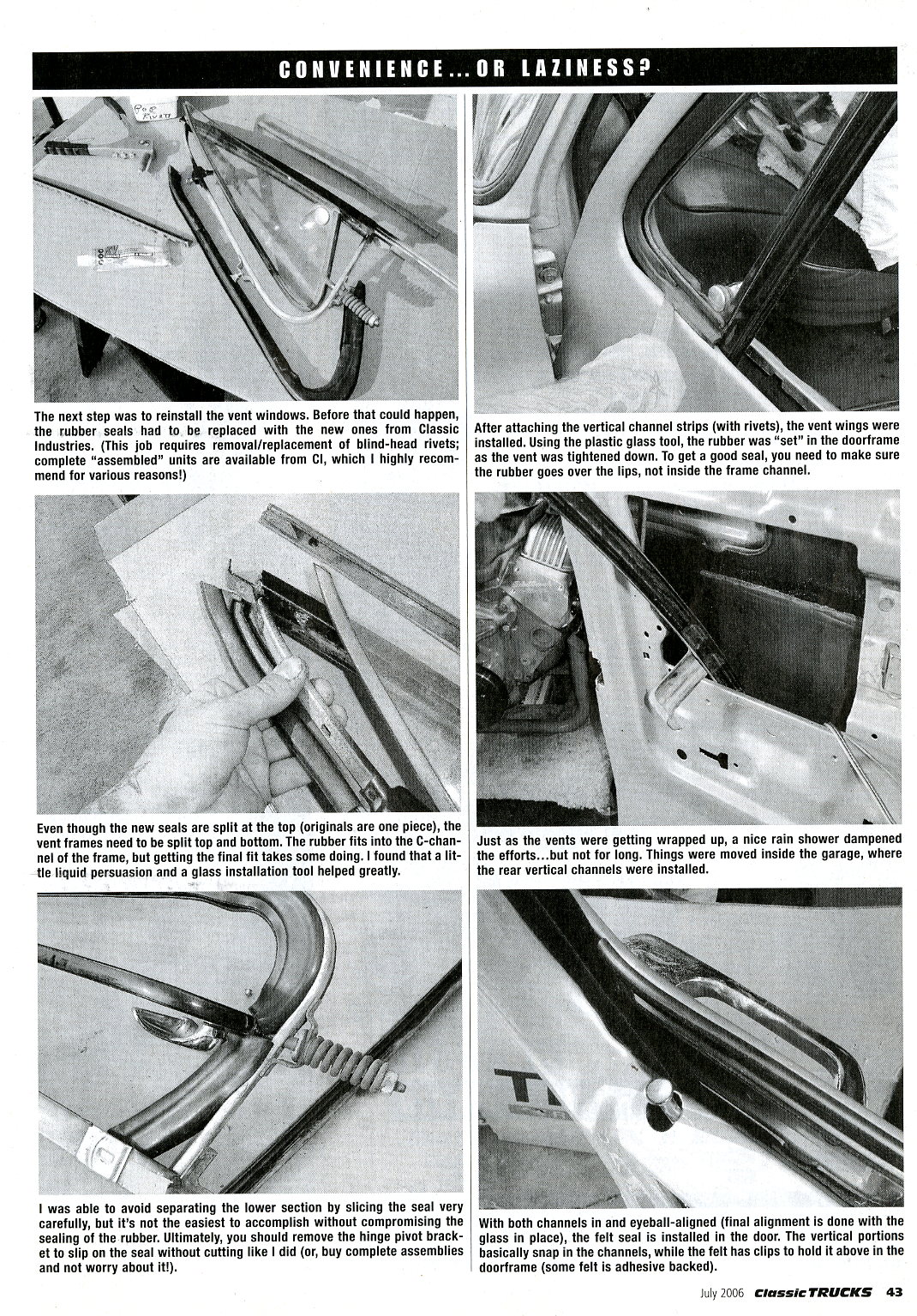 Power Window Installation